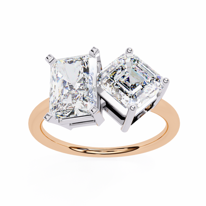 The Kylie Ring aka Toi et Moi Diamond Ring