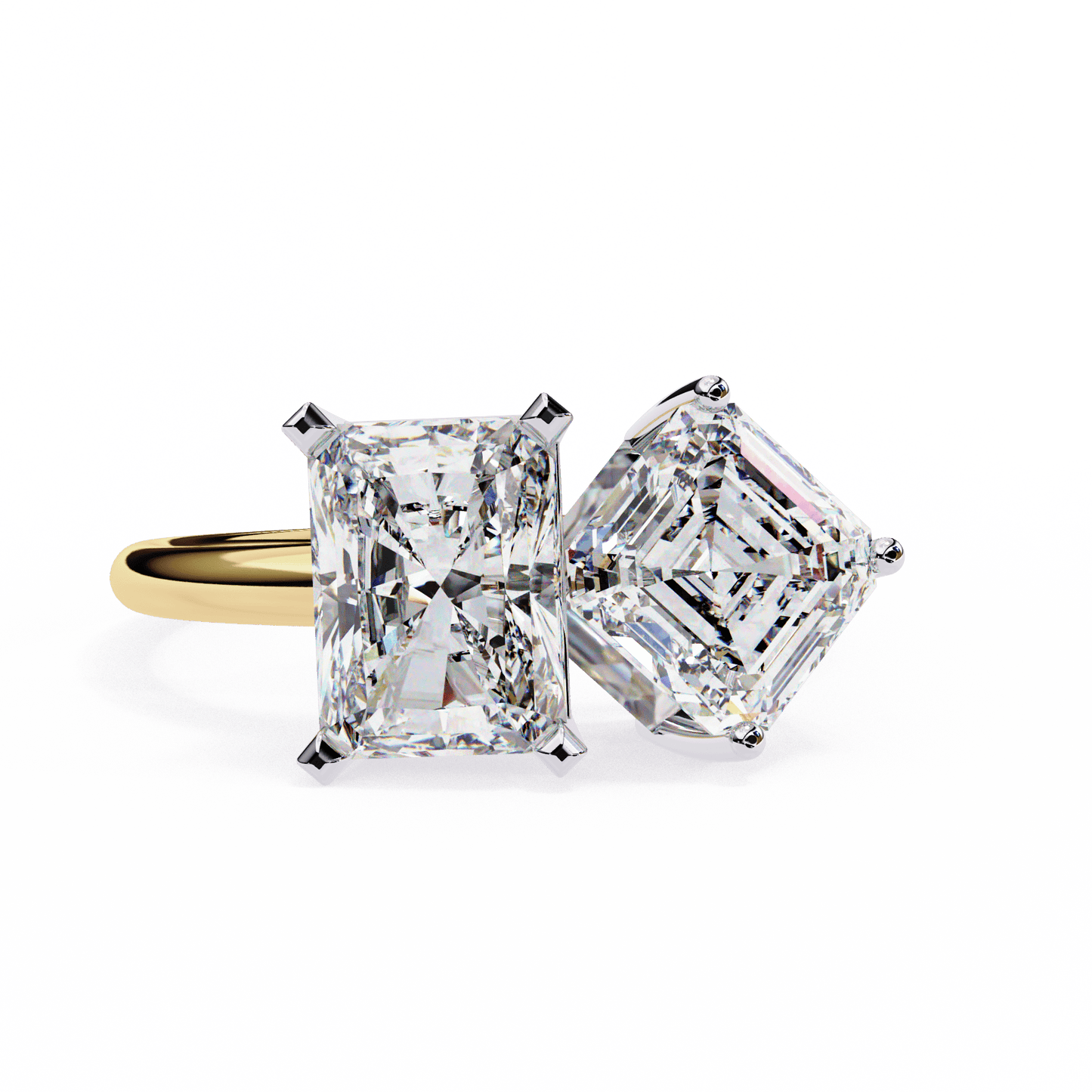 the kylie ring aka toi et moi diamond ring - espira fine gems