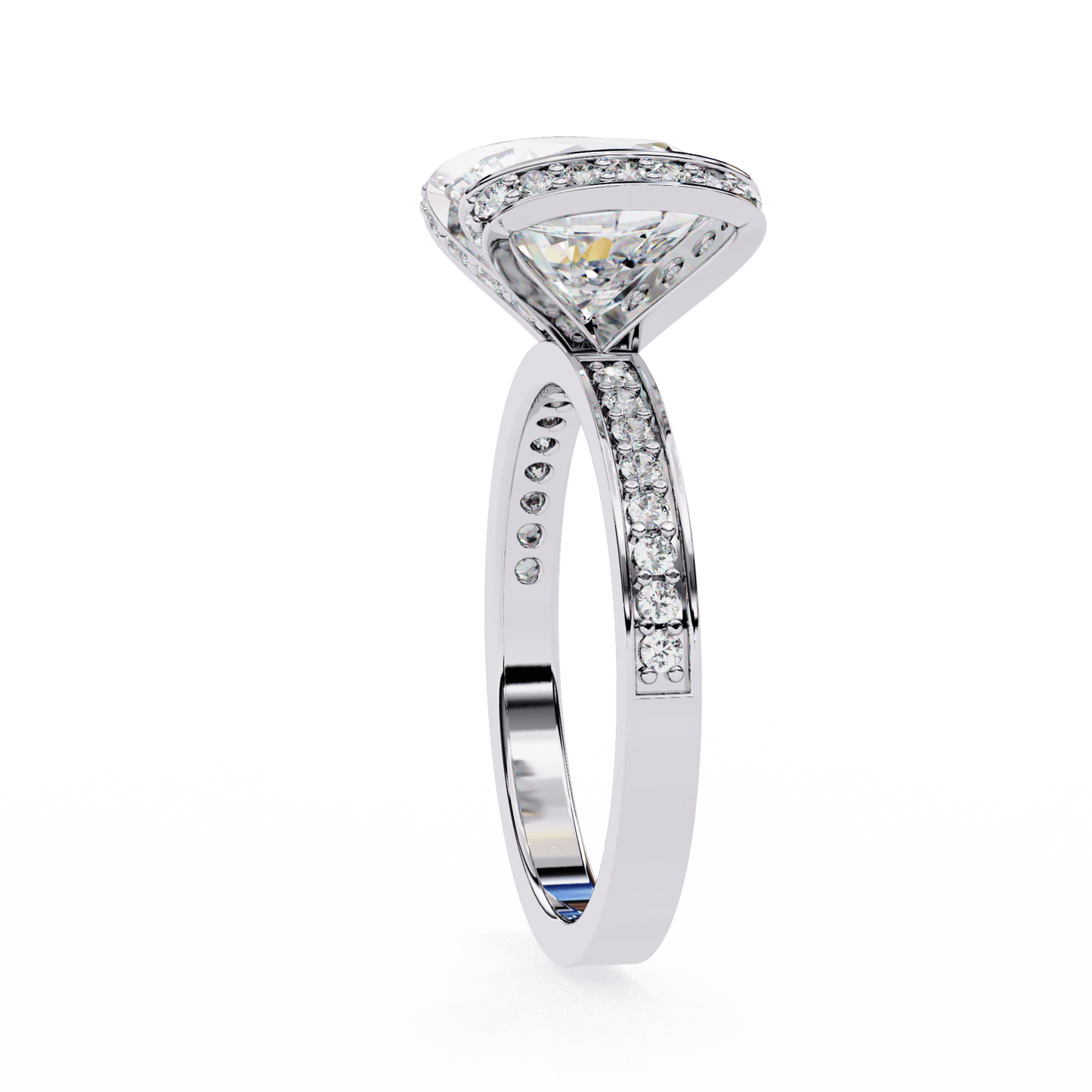 cosmo round diamond ring - espira fine gems