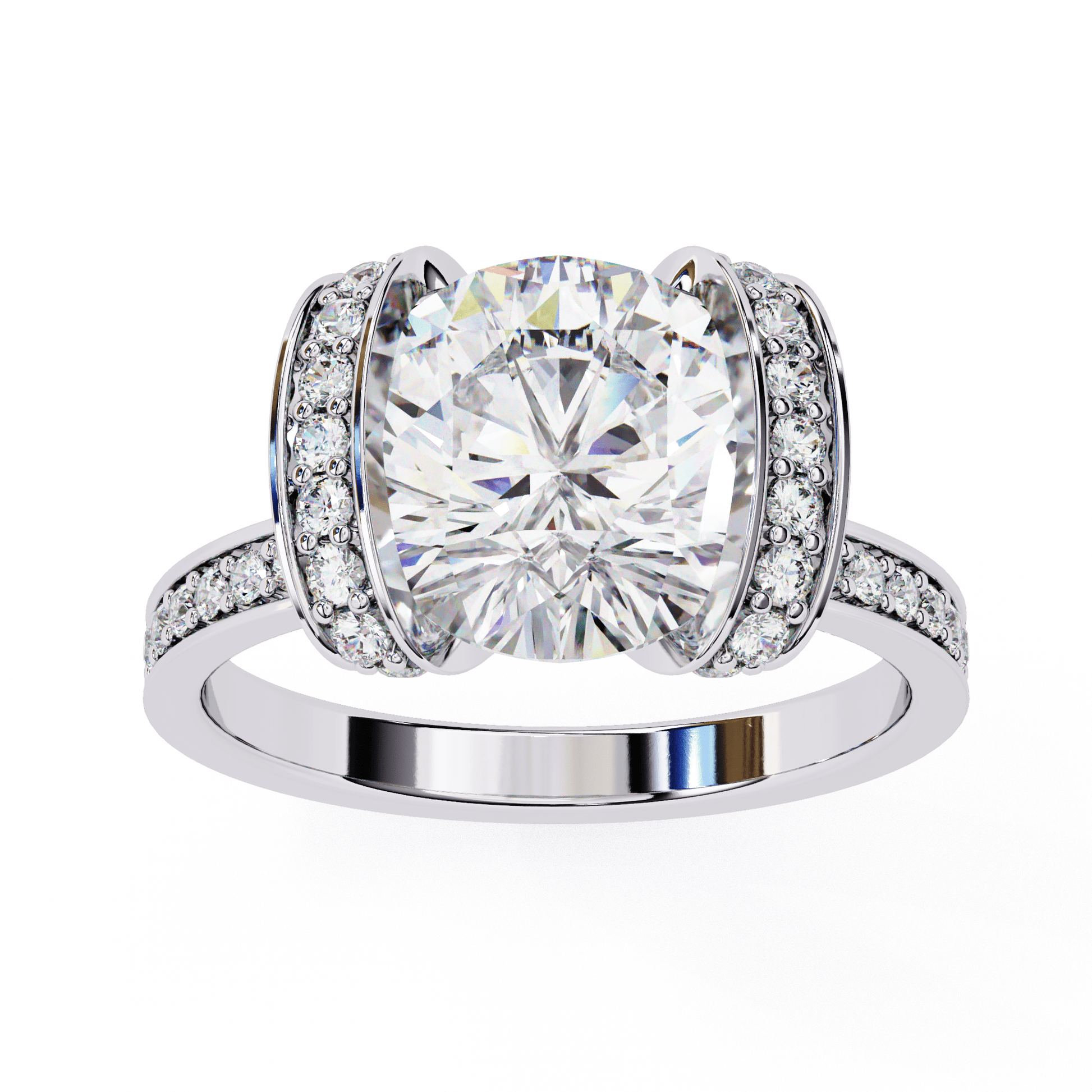 Cosmo Round Diamond Ring - Espira Fine Gems