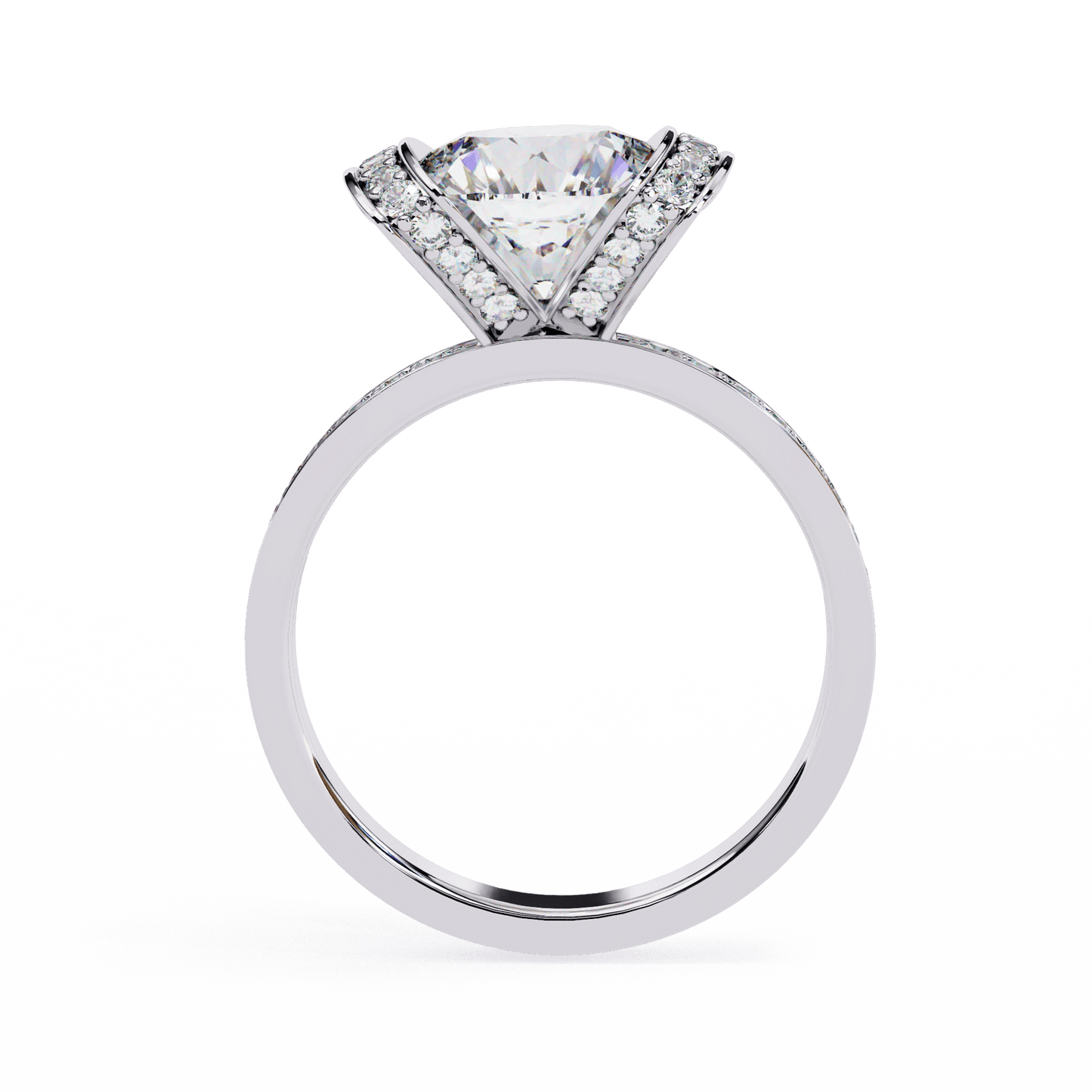 cosmo round diamond ring - espira fine gems