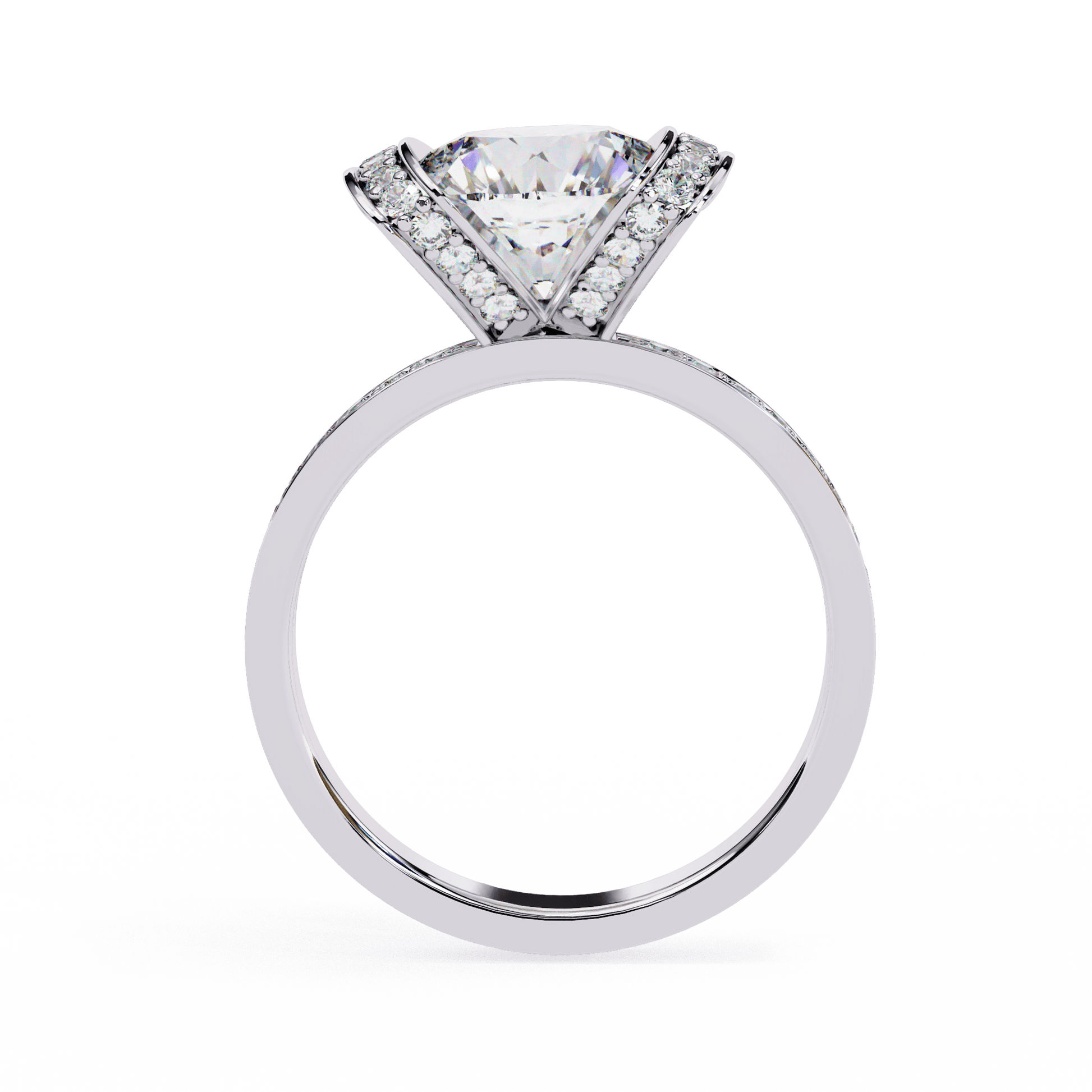 Cosmo Round Diamond Ring - Espira Fine Gems