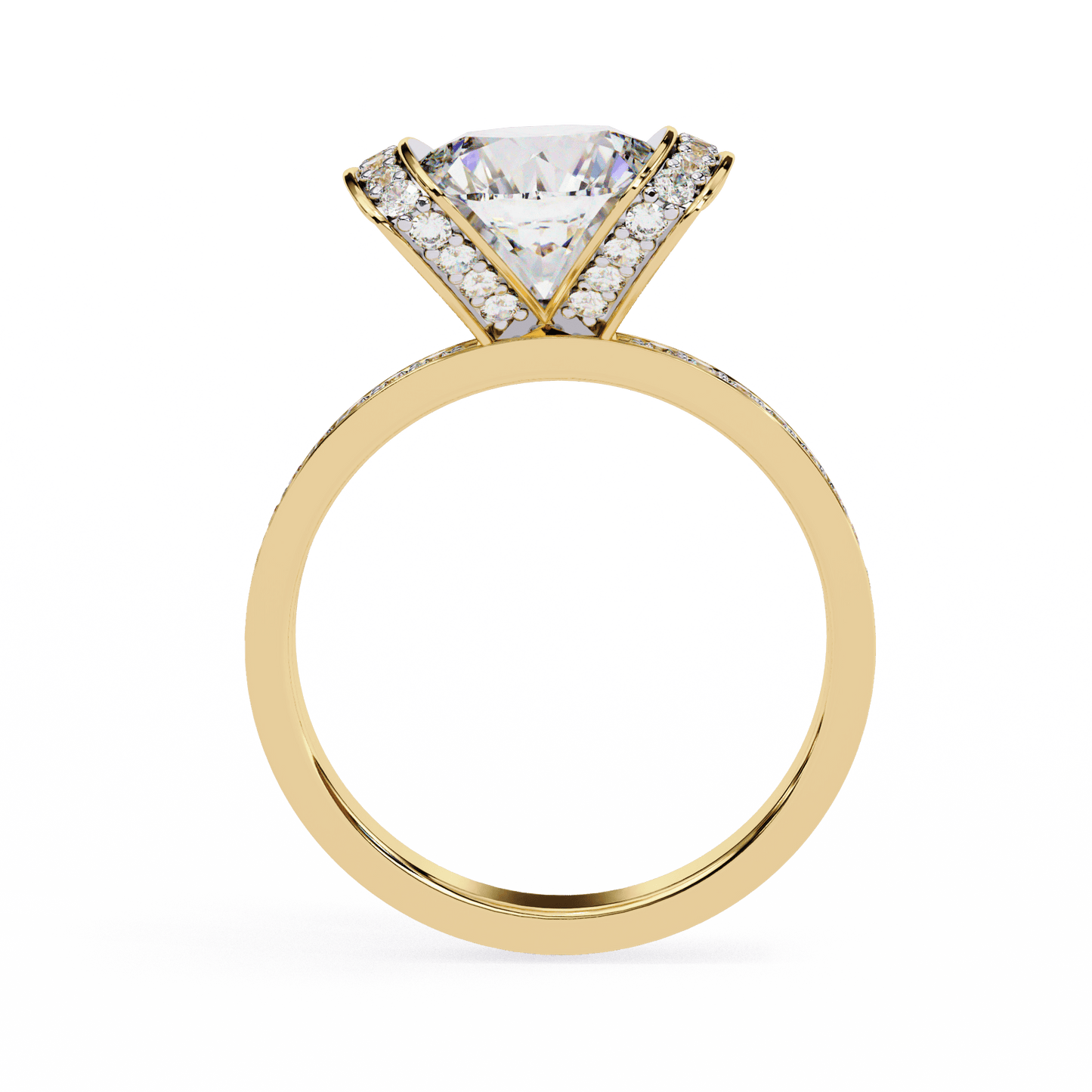 cosmo round diamond ring - espira fine gems