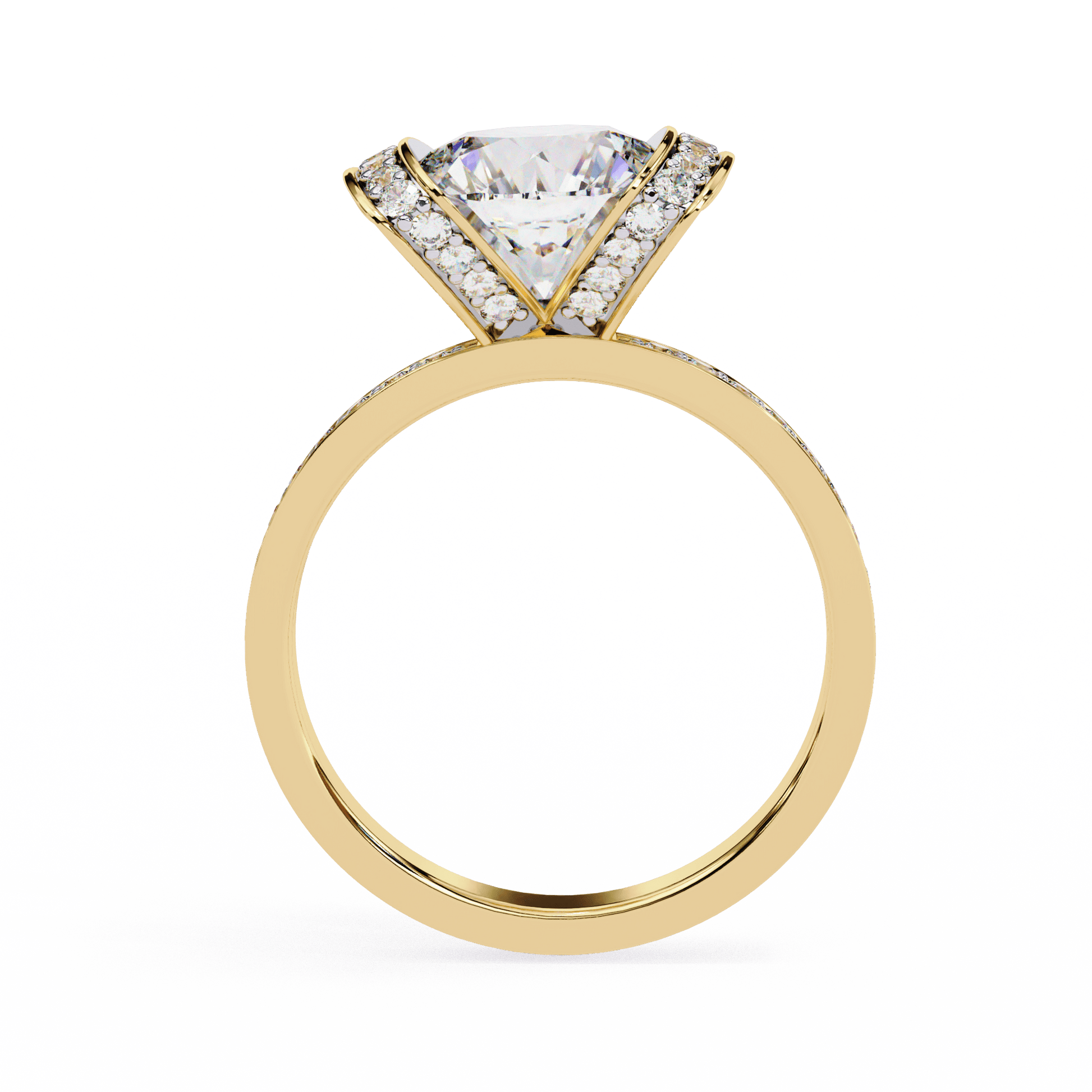 Cosmo Round Diamond Ring - Espira Fine Gems