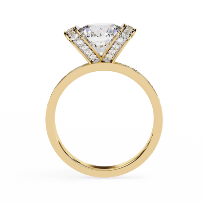 Cosmo Round Diamond Ring - Espira Fine Gems