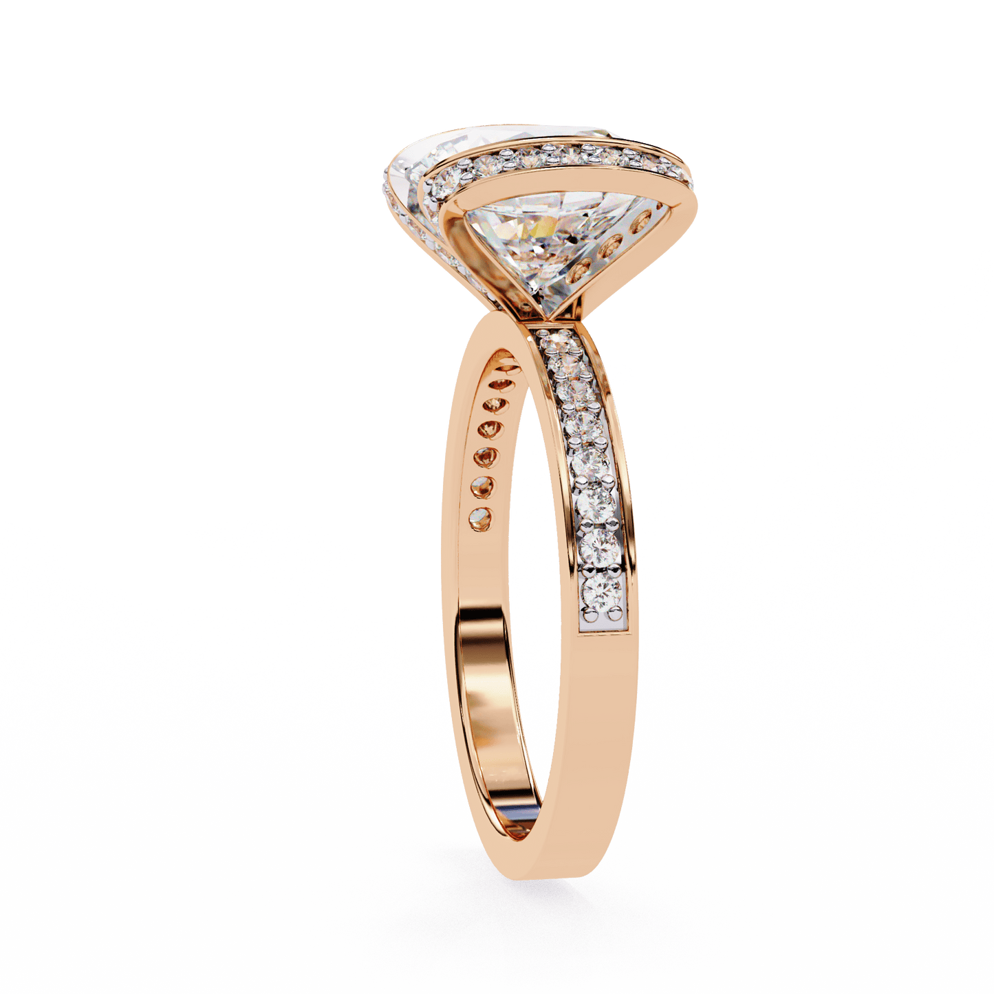 cosmo round diamond ring - espira fine gems