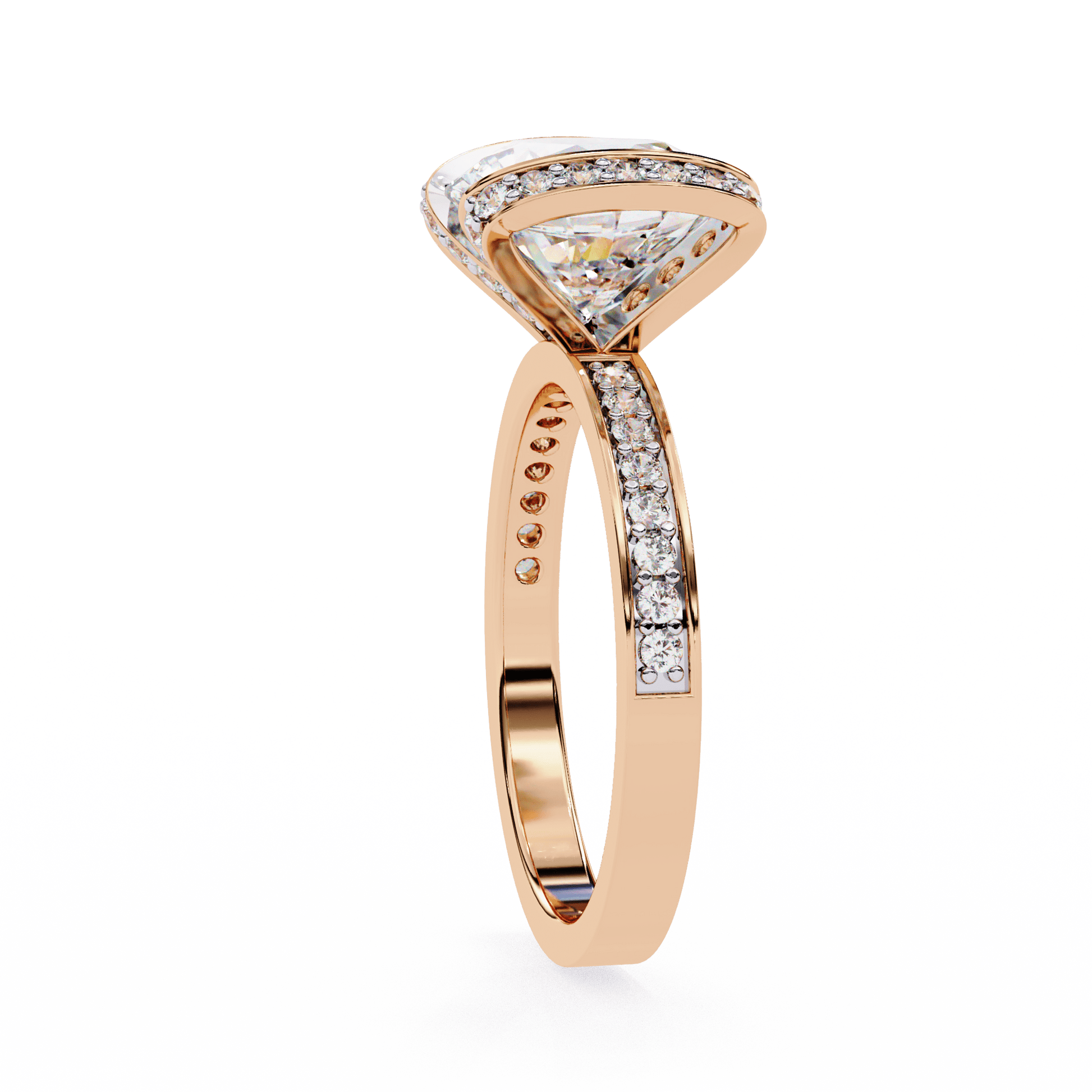 Cosmo Round Diamond Ring - Espira Fine Gems