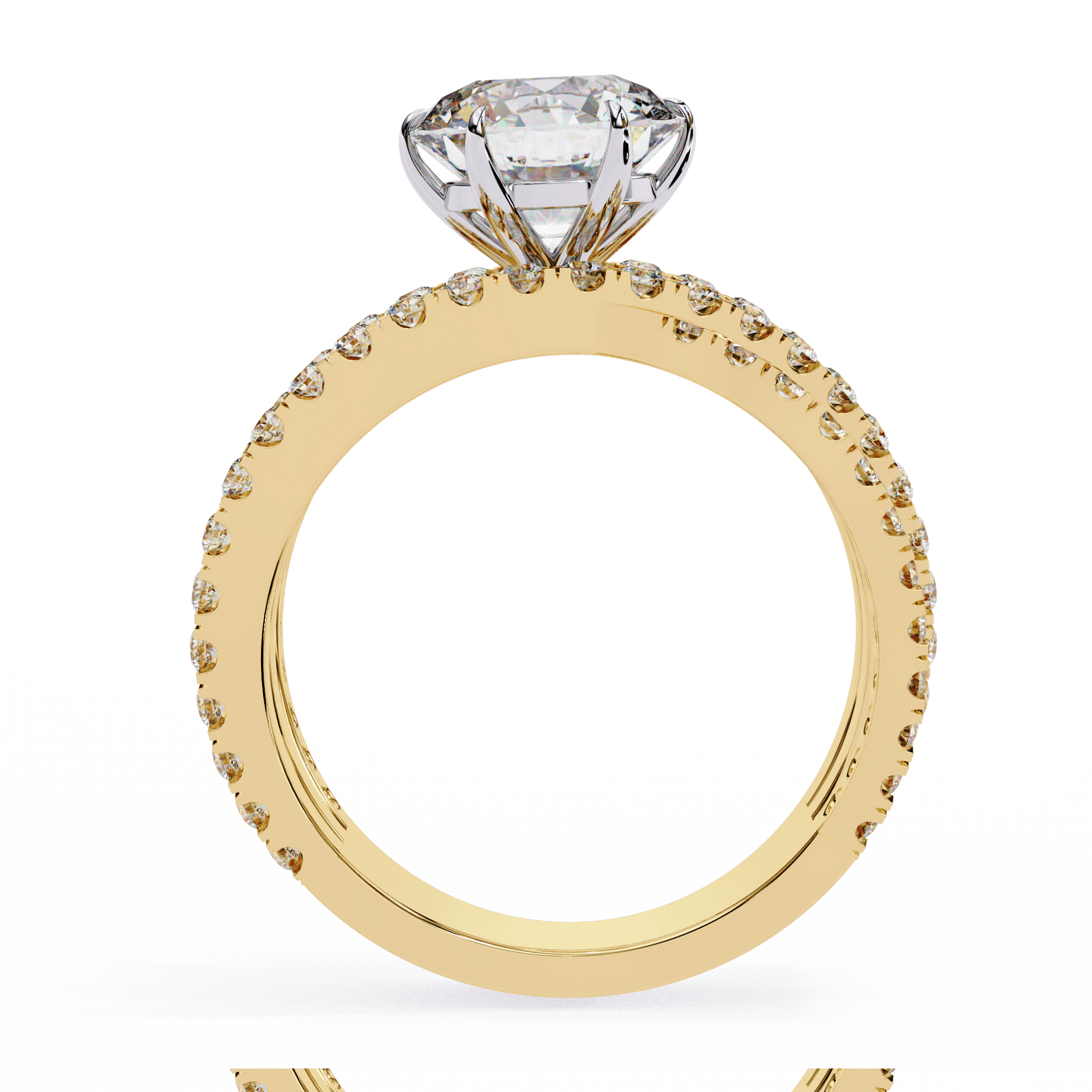 Flutter Round Diamond Ring - Espira Fine Gems