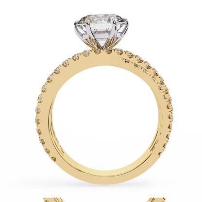 Flutter Round Diamond Ring - Espira Fine Gems