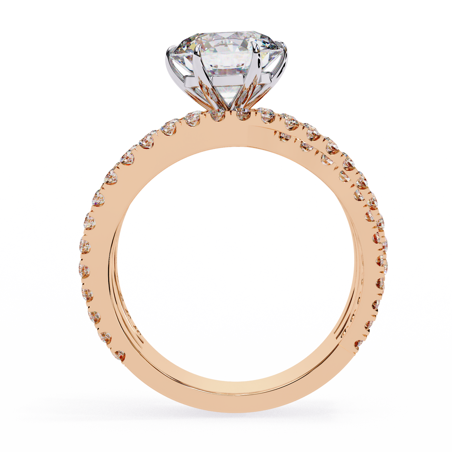 flutter round diamond ring