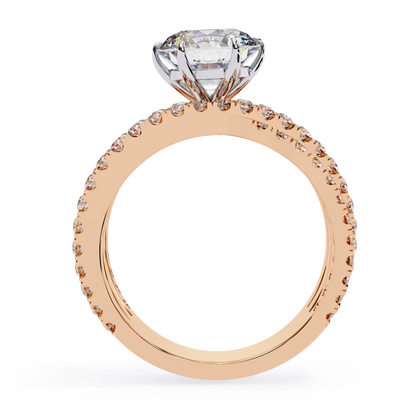 Flutter Round Diamond Ring