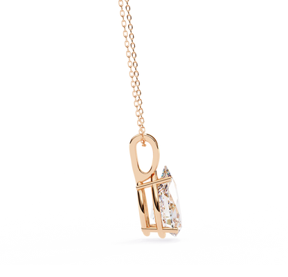 Pendentif diamant Floris céleste
