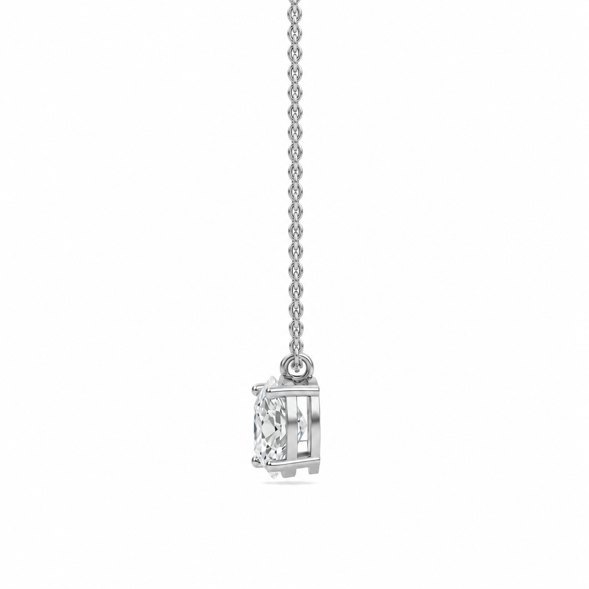 liberty 1 carat cushion diamond pendant (chain sold separately)