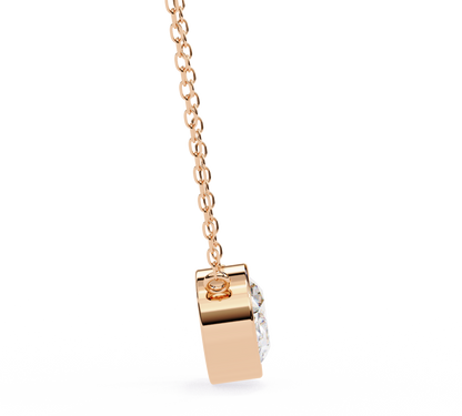 Pendentif diamant Floris céleste