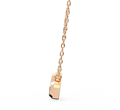 Pendentif diamant Floris céleste
