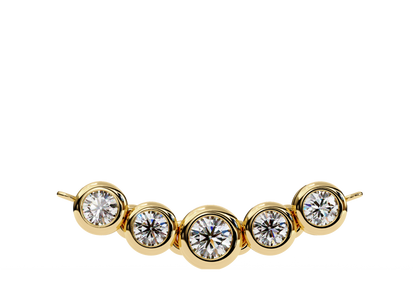 Pendentif diamant Floris céleste
