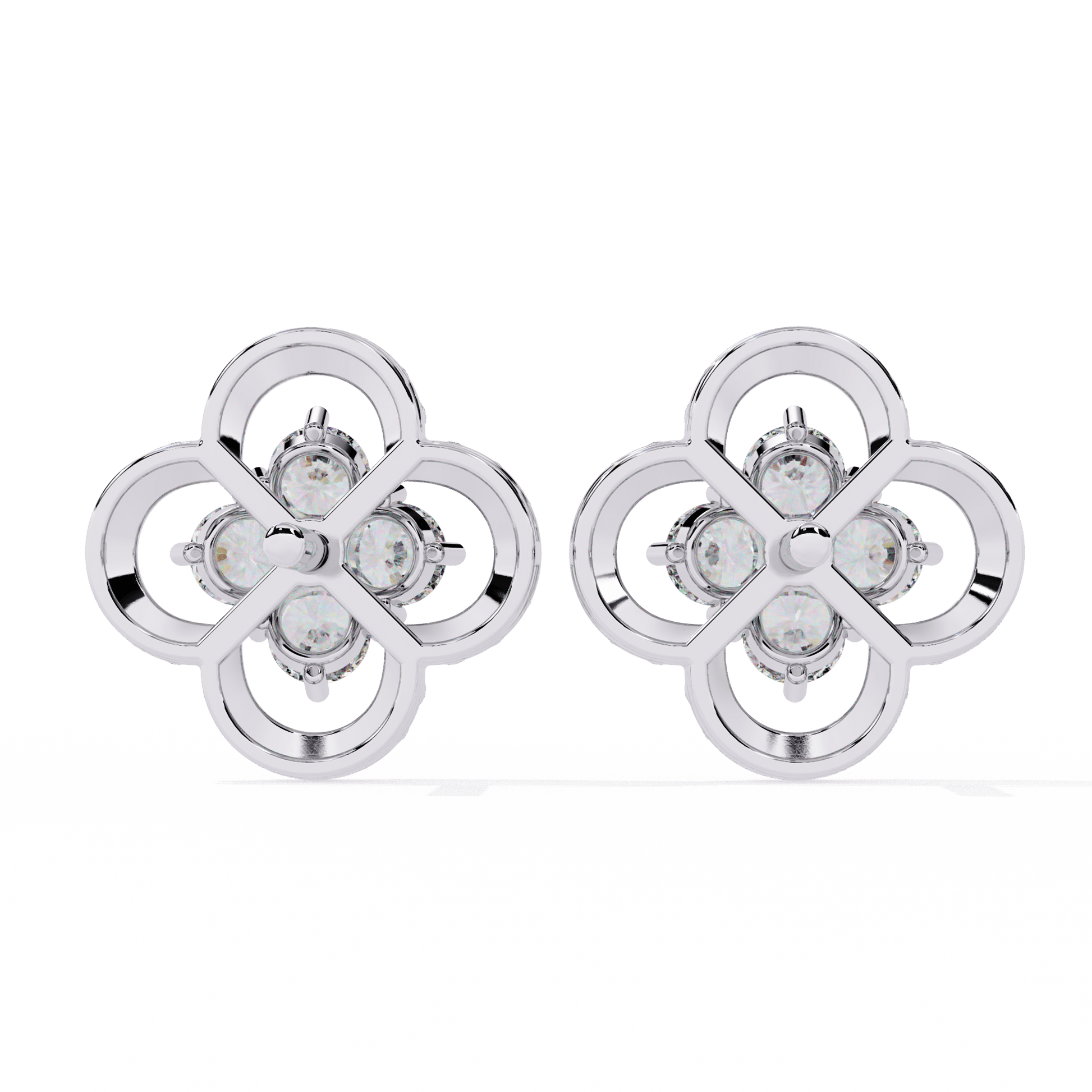 Aurora Petal Diamond Earrings - Espira Fine Gems