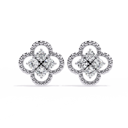 Aurora Petal Diamond Earrings - Espira Fine Gems