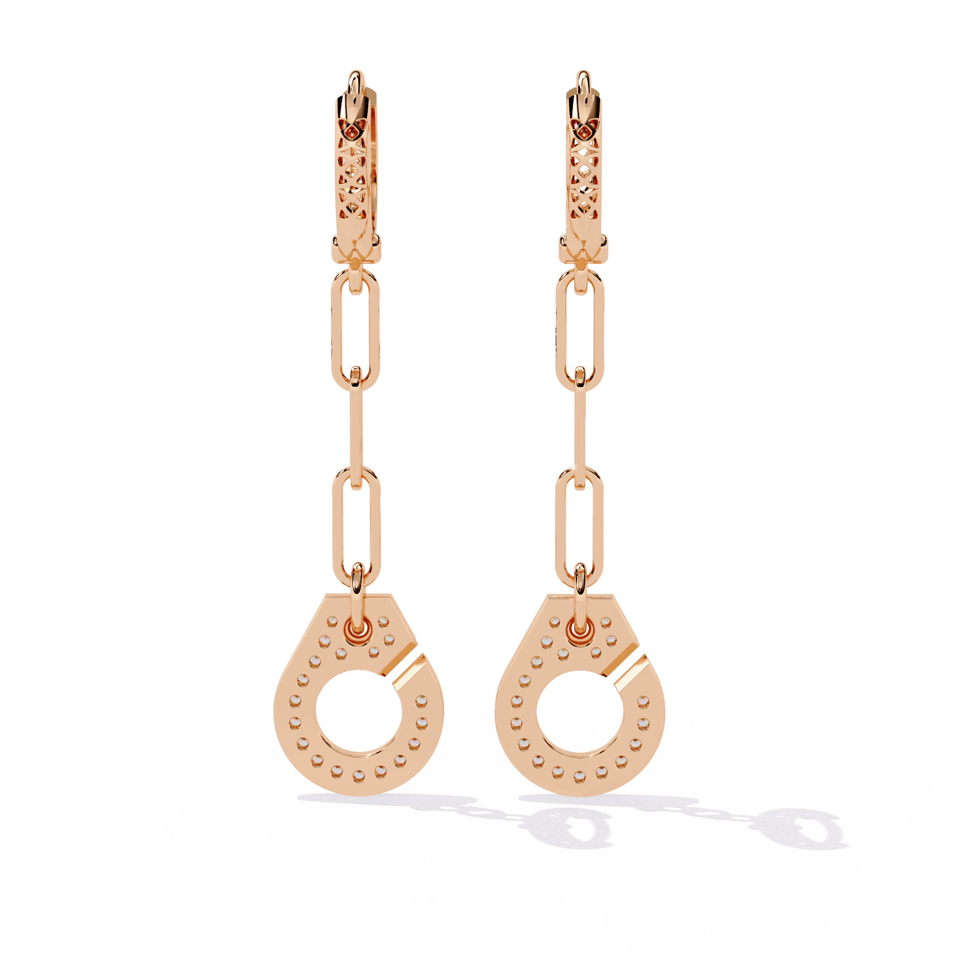 Luna Drop Diamond Earrings - Espira Fine Gems