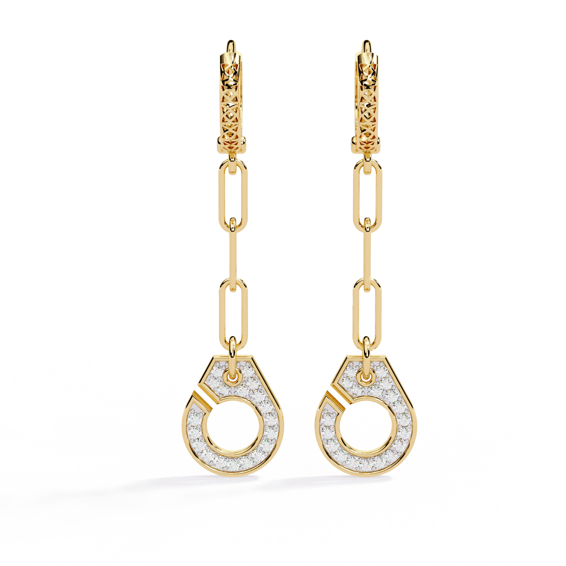 Luna Drop Diamond Earrings - Espira Fine Gems