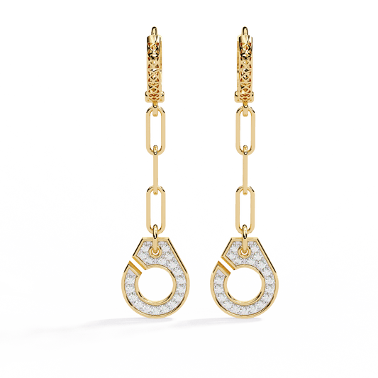 Luna Drop Diamond Earrings - Espira Fine Gems