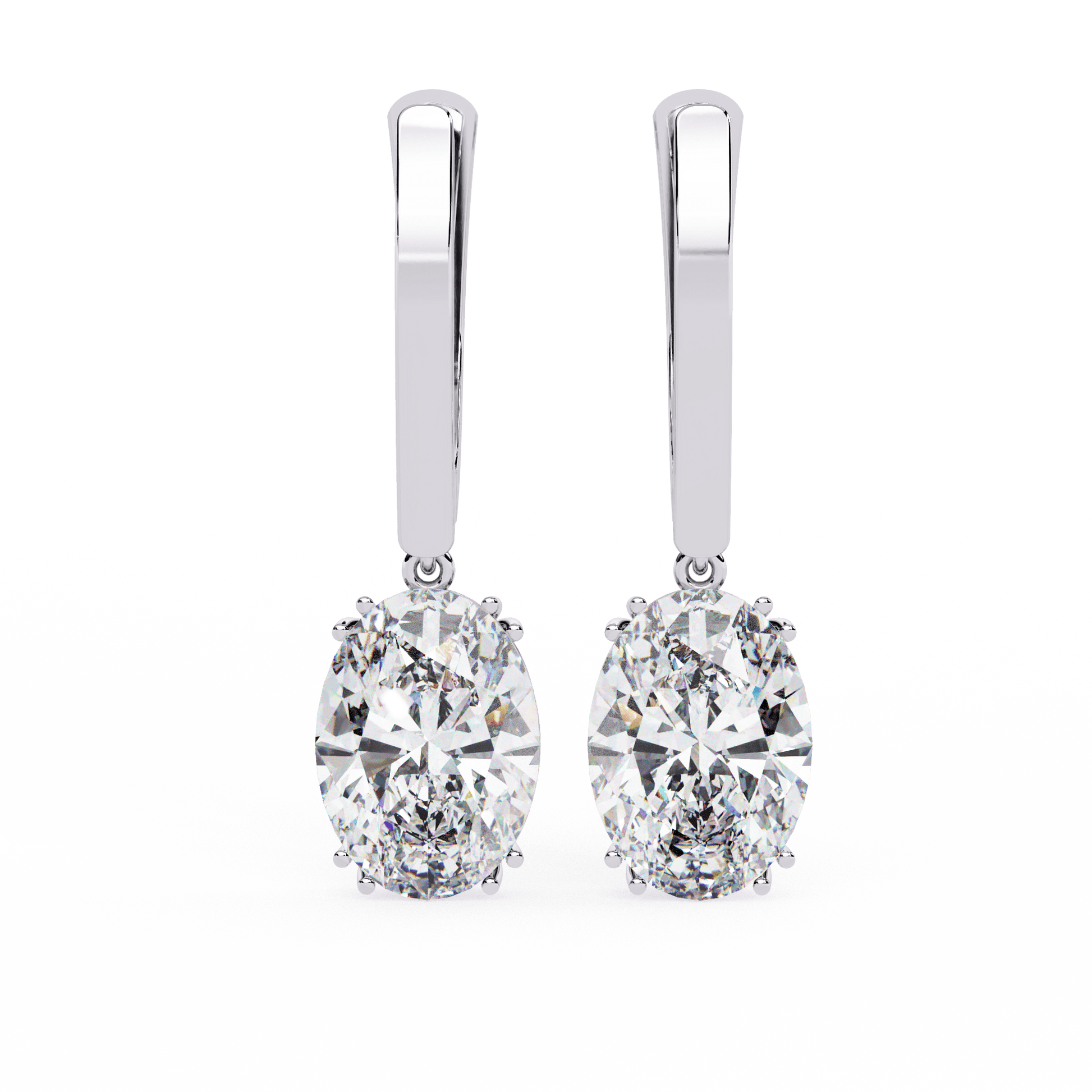 Serena Drop Diamond Earrings - Espira Fine Gems