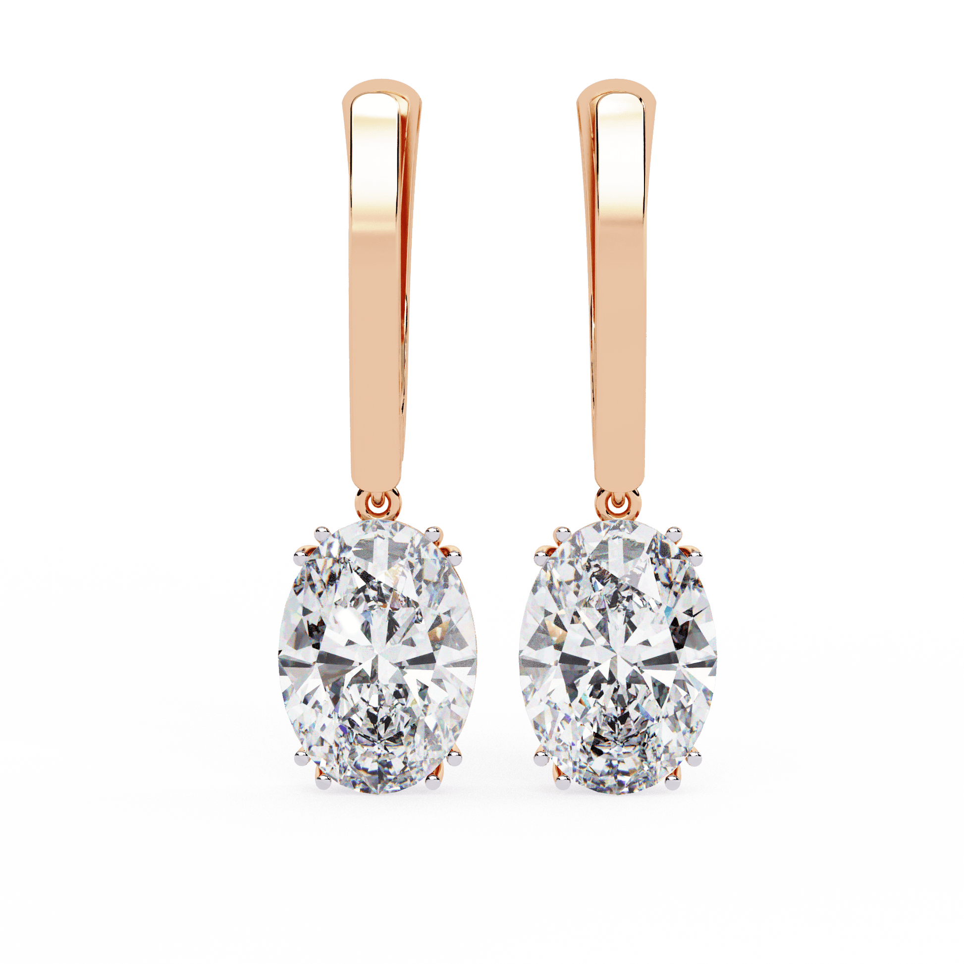 Serena Drop Diamond Earrings - Espira Fine Gems