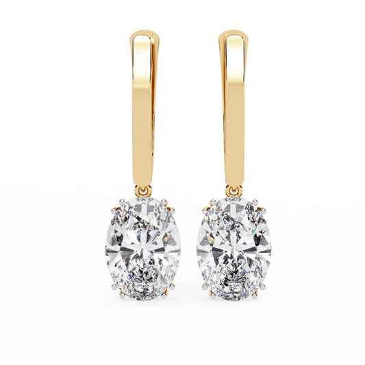 Serena Drop Diamond Earrings - Espira Fine Gems