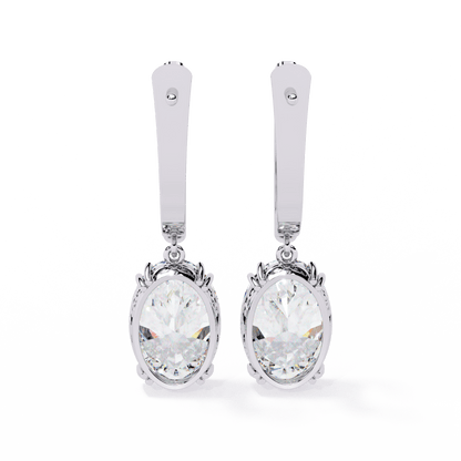 Serena Drop Diamond Earrings - Espira Fine Gems