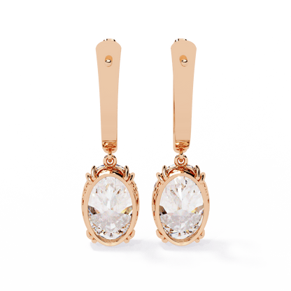 Serena Drop Diamond Earrings - Espira Fine Gems