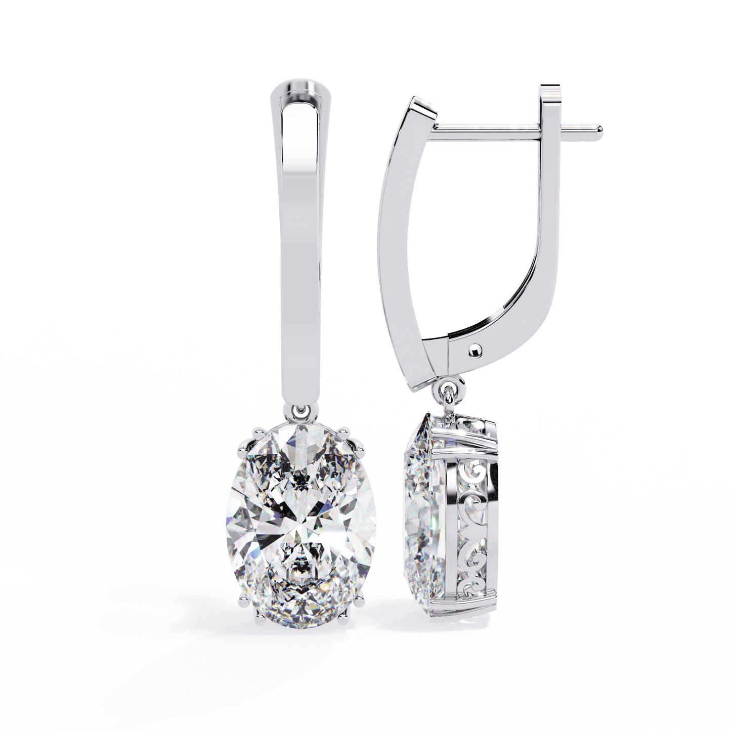 serena drop diamond earrings - espira fine gems