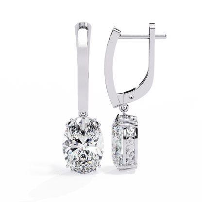 Serena Drop Diamond Earrings - Espira Fine Gems