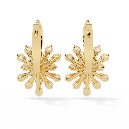 Radiant Wreath Diamond Earrings - Espira Fine Gems