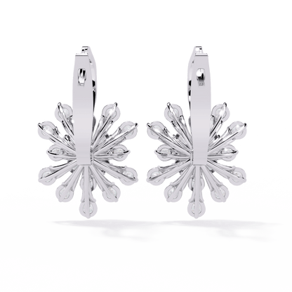 Radiant Wreath Diamond Earrings - Espira Fine Gems