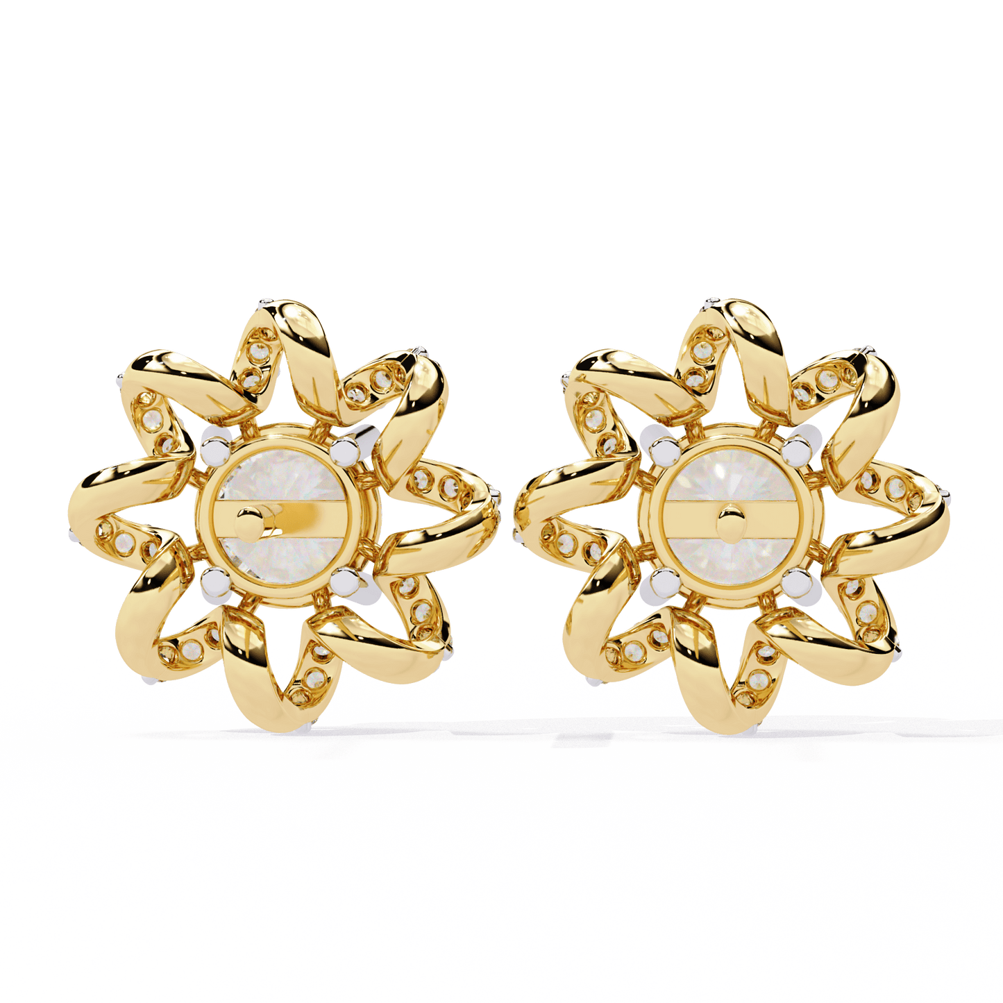 luxe radiance diamond earrings - espira fine gems