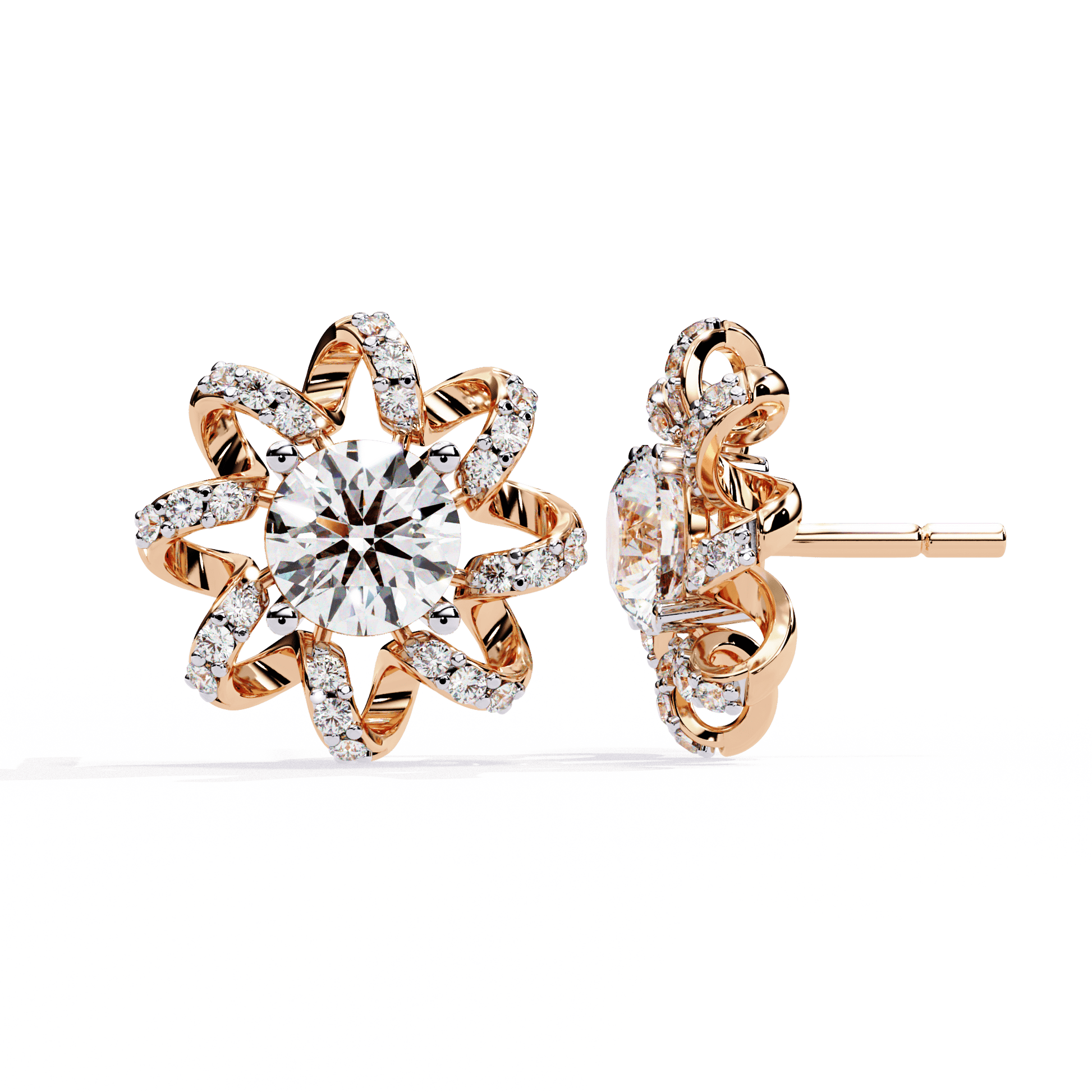 Luxe Radiance Diamond Earrings - Espira Fine Gems