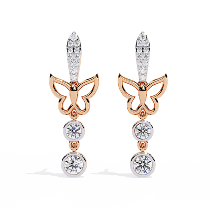 Lustrous Knot Diamond Earrings - Espira Fine Gems