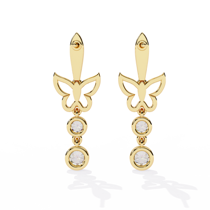 Lustrous Knot Diamond Earrings - Espira Fine Gems