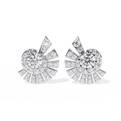 Starbeam Arc Diamond Earrings - Espira Fine Gems