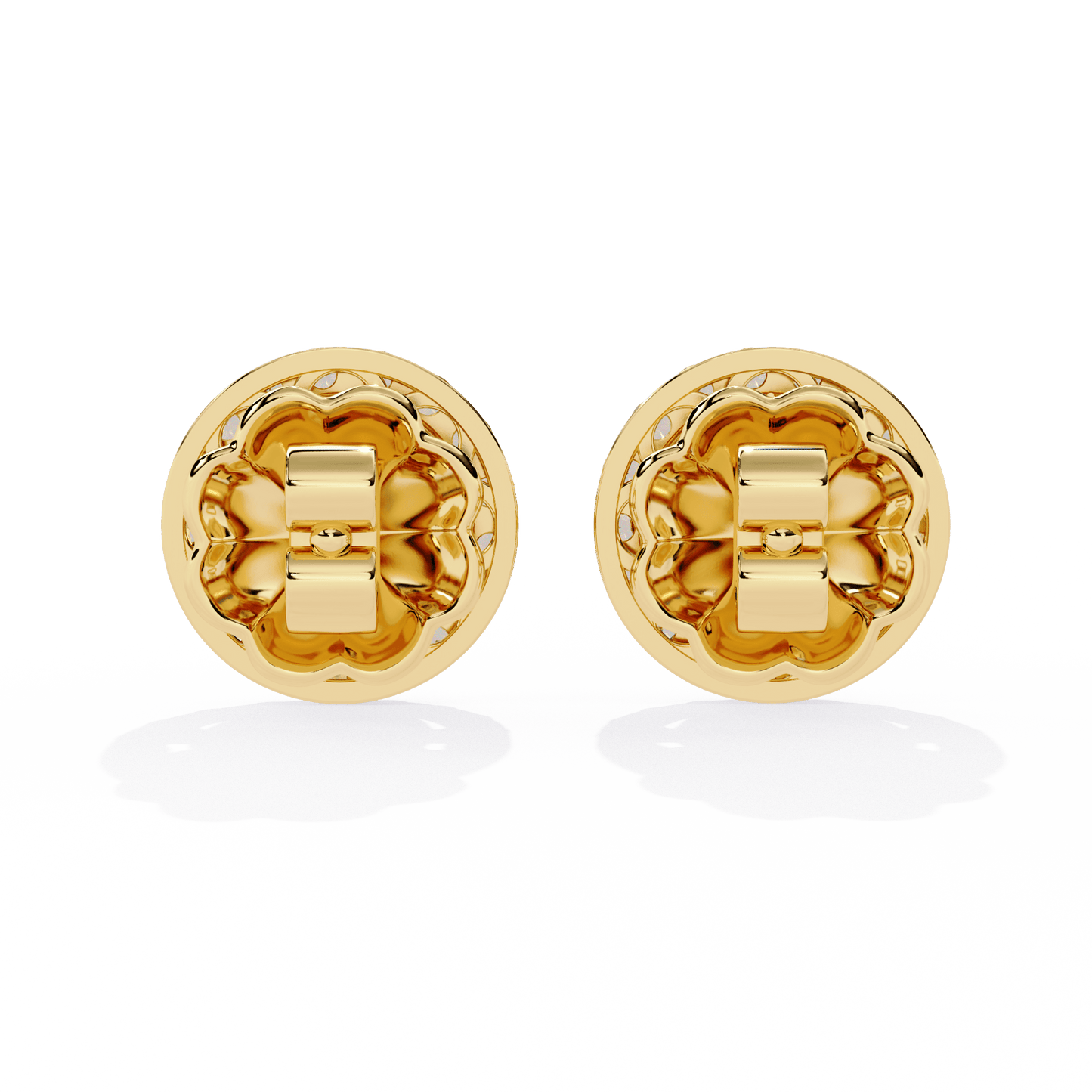 lustre curve diamond earrings - espira fine gems