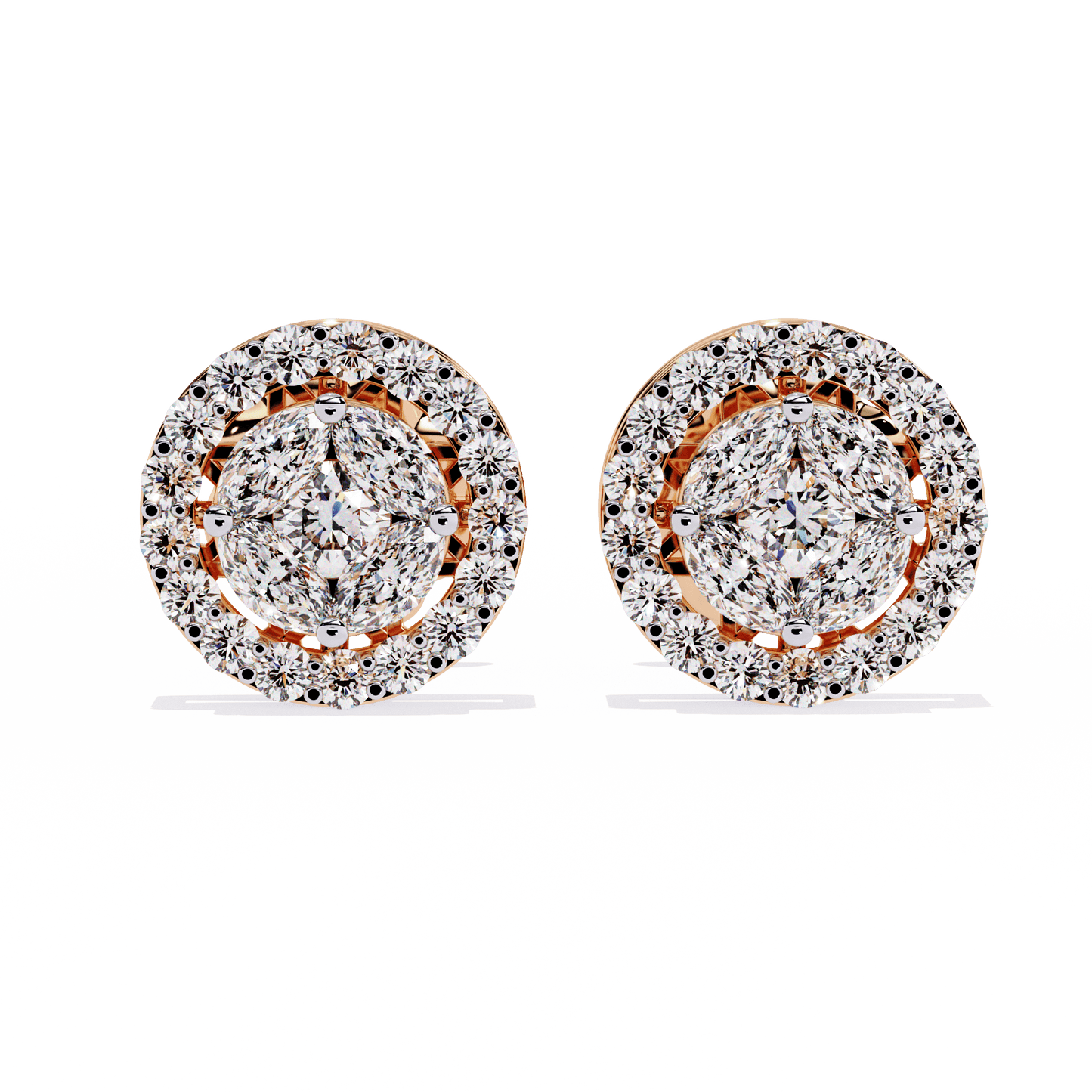 lustre curve diamond earrings - espira fine gems