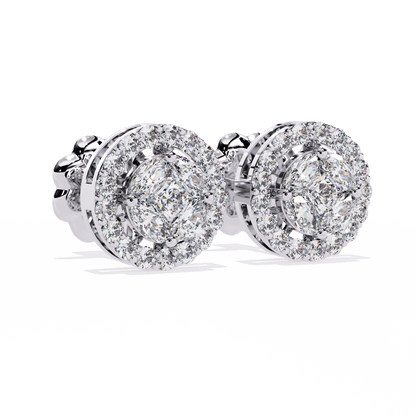 Lustre Curve Diamond Earrings - Espira Fine Gems