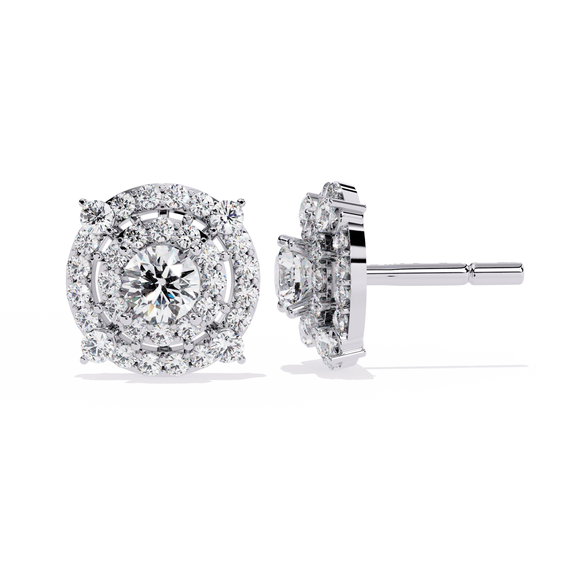 Crystal Bloom Diamond Earrings - Espira Fine Gems