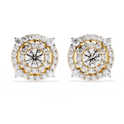 Crystal Bloom Diamond Earrings - Espira Fine Gems