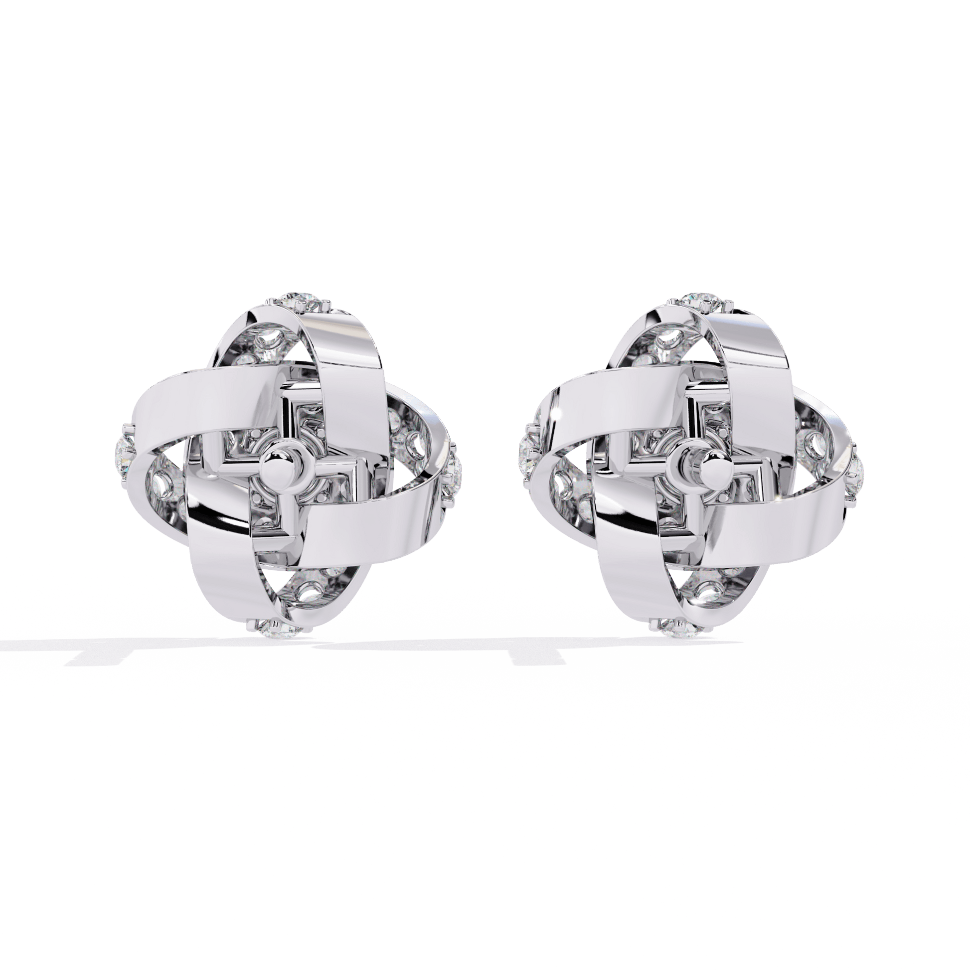 Nova Embrace Diamond Earrings - Espira Fine Gems