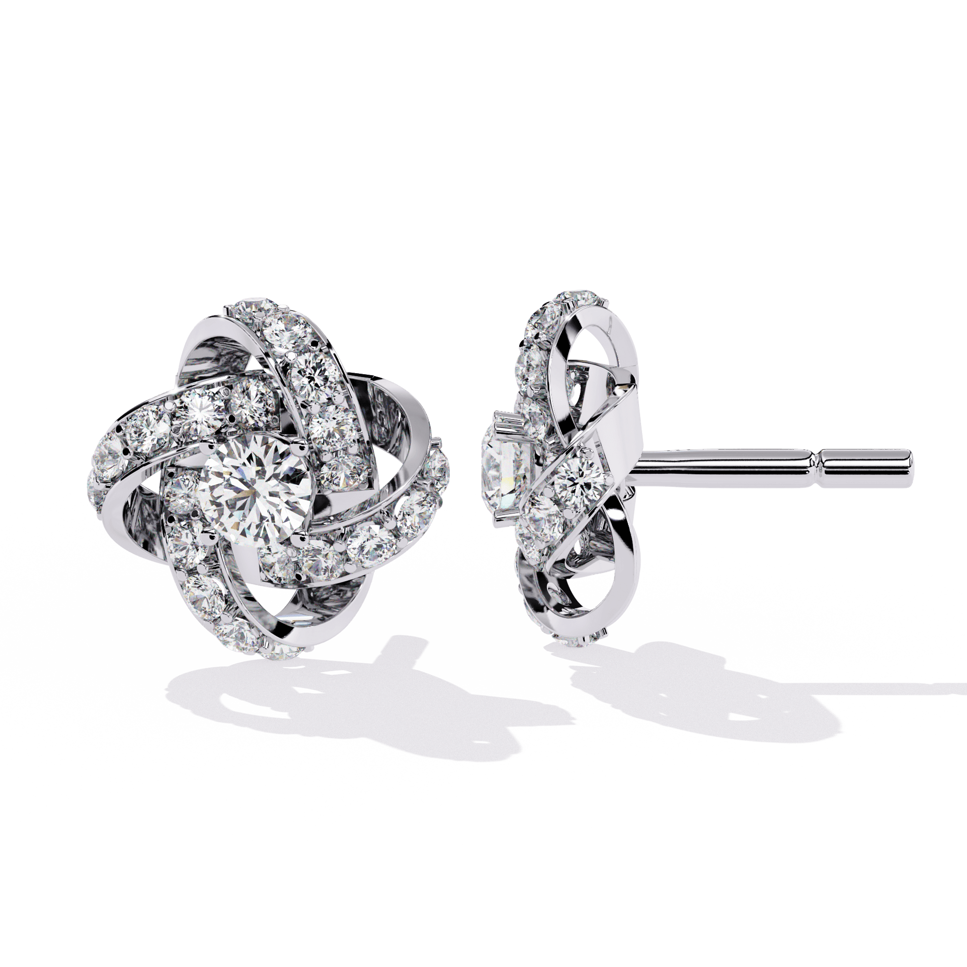 Nova Embrace Diamond Earrings - Espira Fine Gems