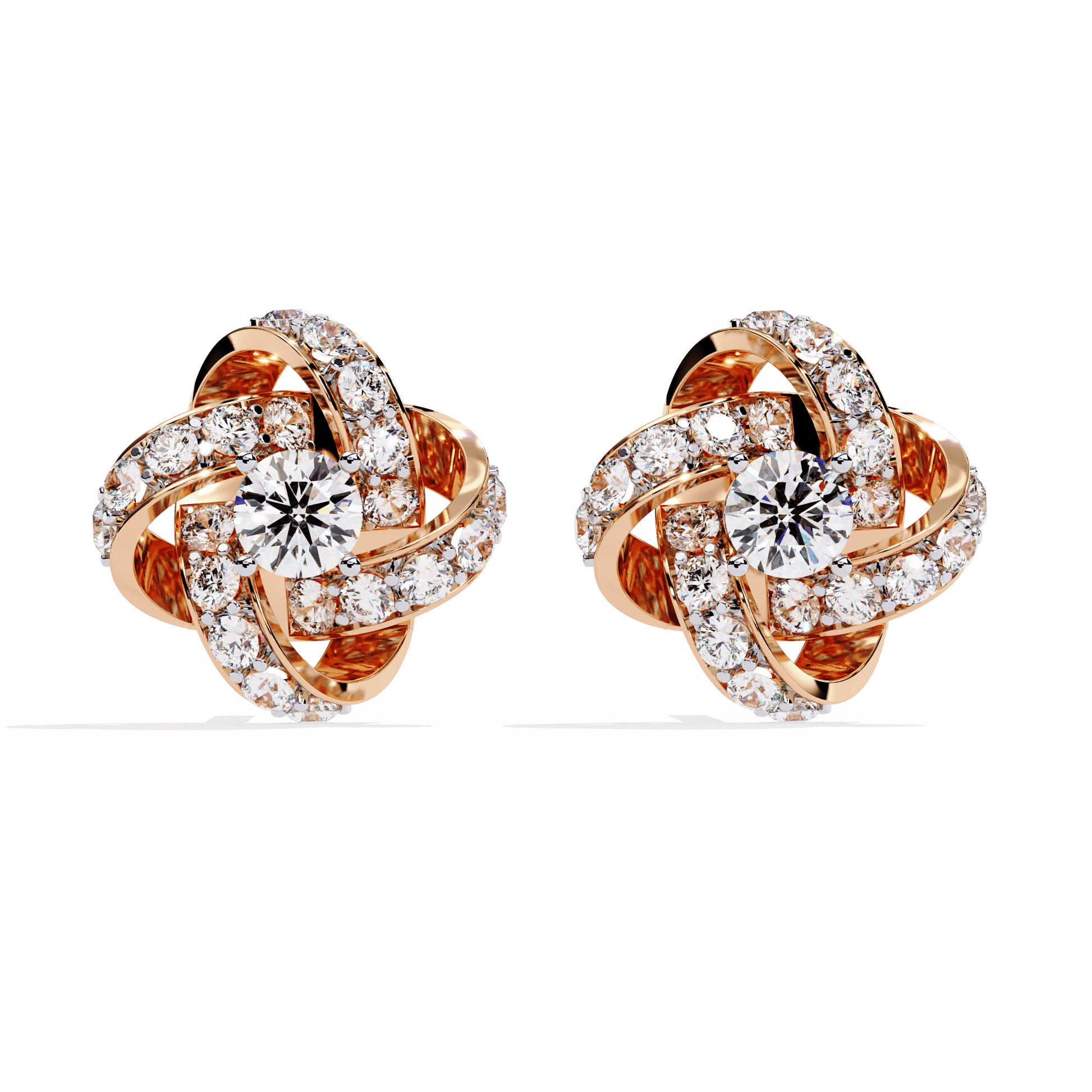 Nova Embrace Diamond Earrings - Espira Fine Gems