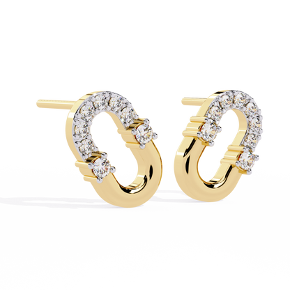 Radiant Magnetica Diamond Earrings - Espira Fine Gems