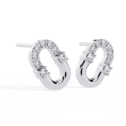 Radiant Magnetica Diamond Earrings - Espira Fine Gems