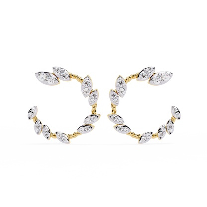 Auric Love Diamond Earrings